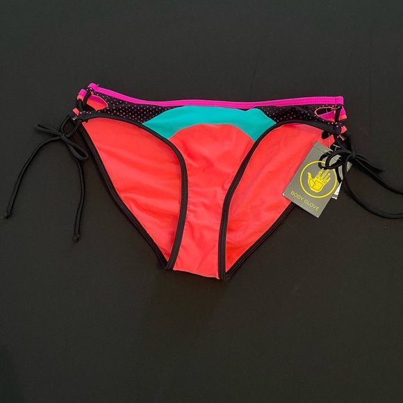 Body Glove Other - NWTBody Glove Hot Pink Bikini Bottom with Black Accents M
